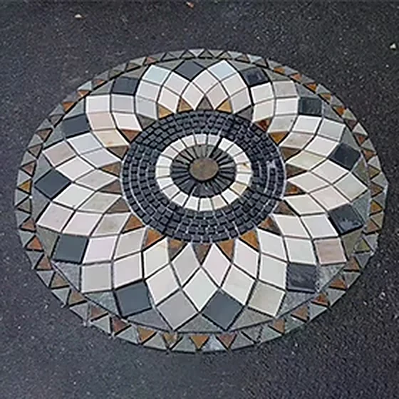 3D Staggered Block Mosaic slab